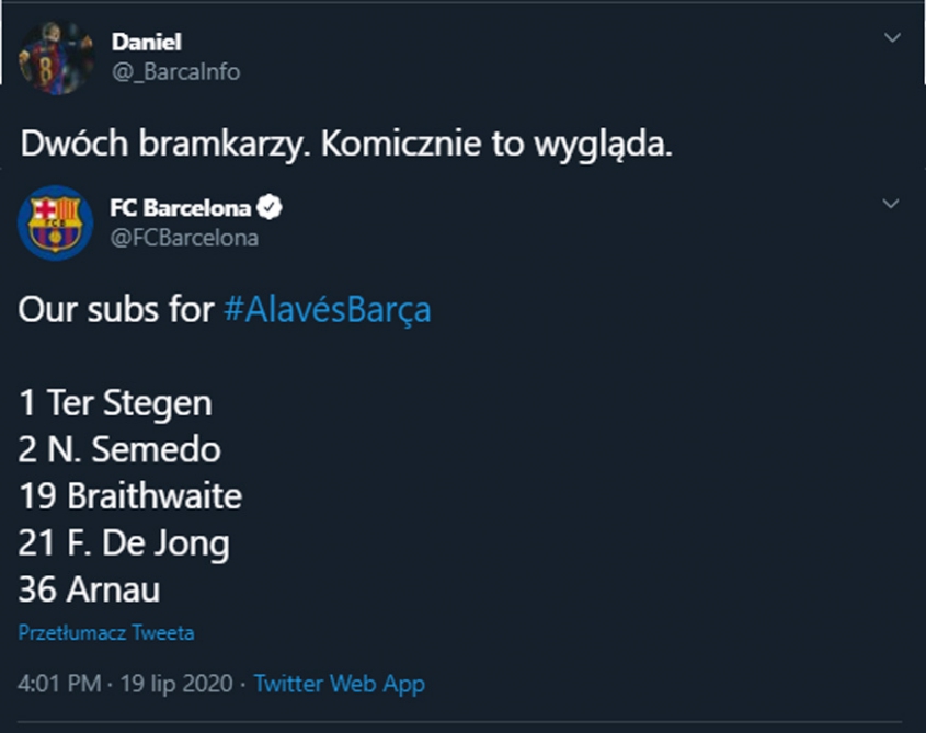 Tak wygląda ŁAWKA REZERWOWYCH Barcelony! :D